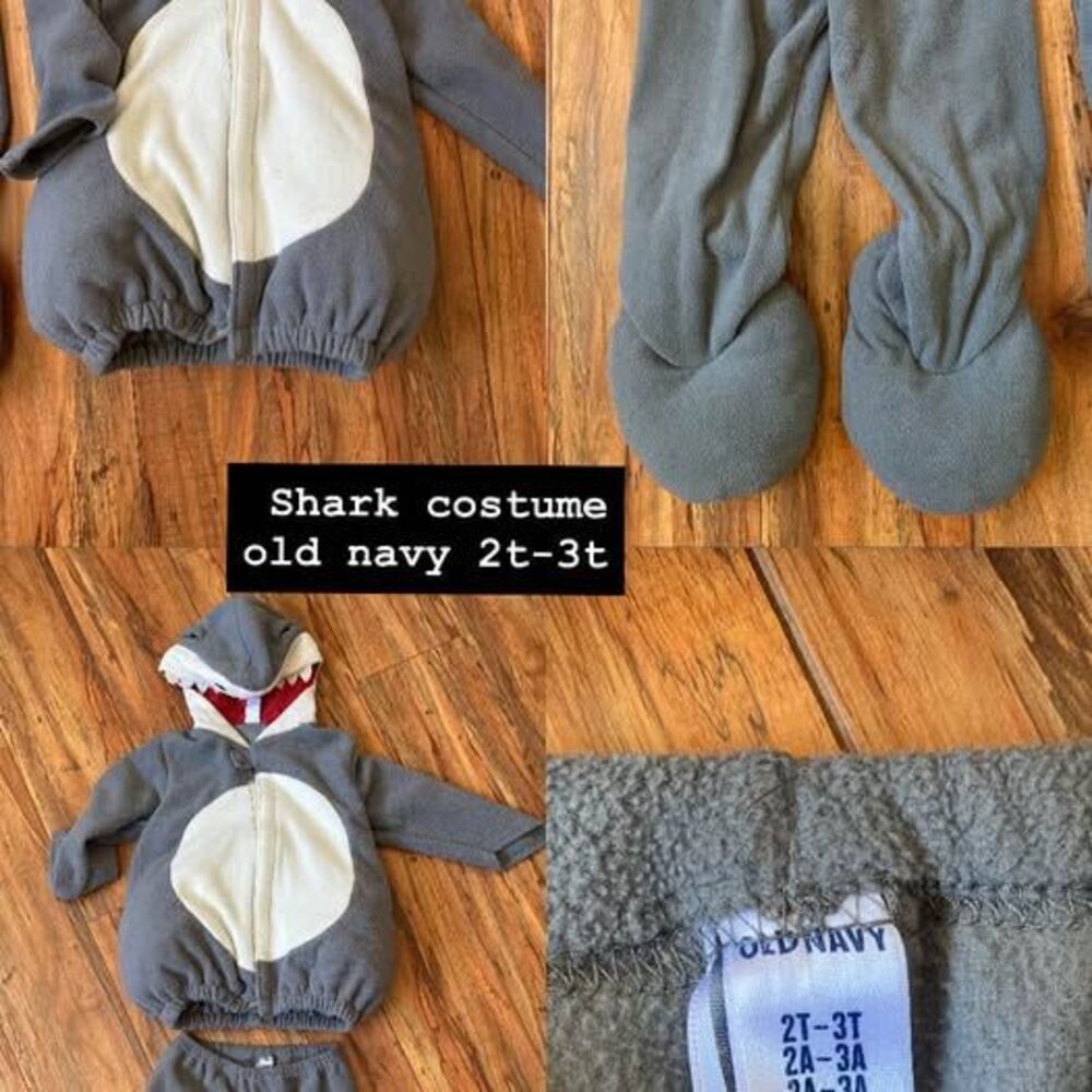 Shark toddler costume 2T